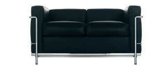 LC2:  2-seater armchair by Cassina