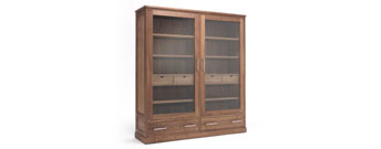 Colonia Glass Fronted Cupboard by Riva 1920