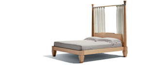 Temenos 2 Poster Bed by Giorgetti